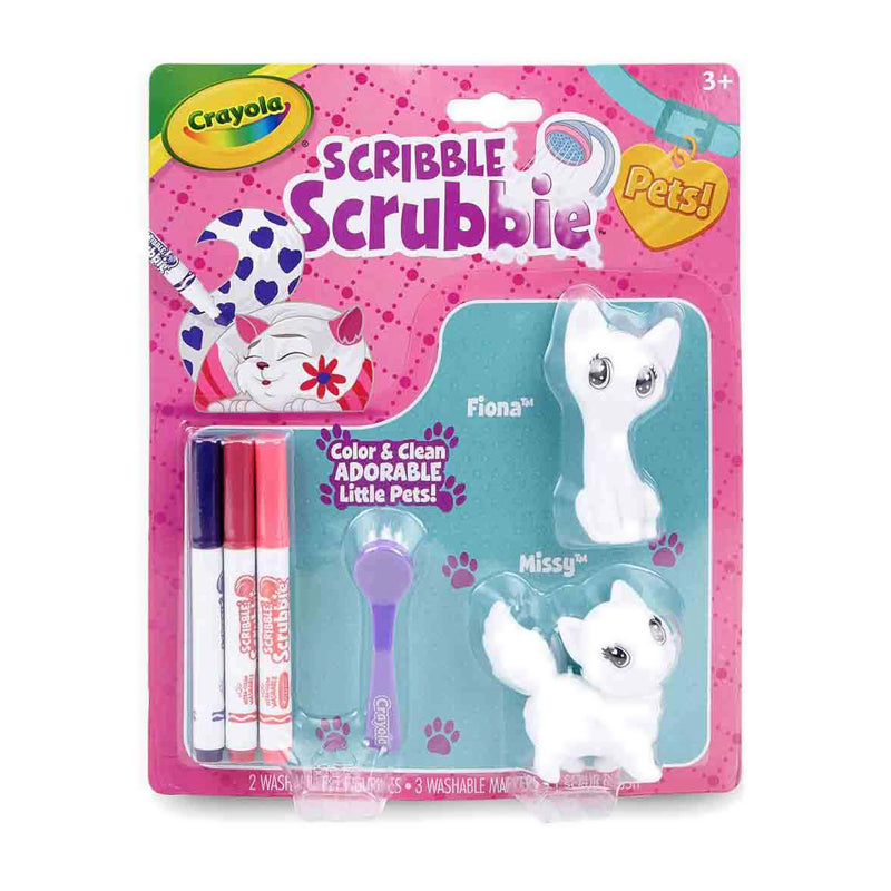 CRAYOLA SCRIBBLE SCRUBBIE PETS REFILL/CATS,6PK CRYCR747253EMWKSA