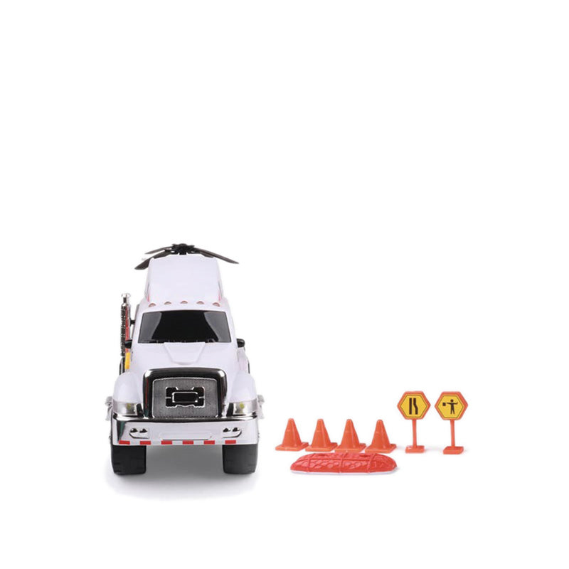 Caterpillar Flatbed Truck w/ Helicopter - CT257121