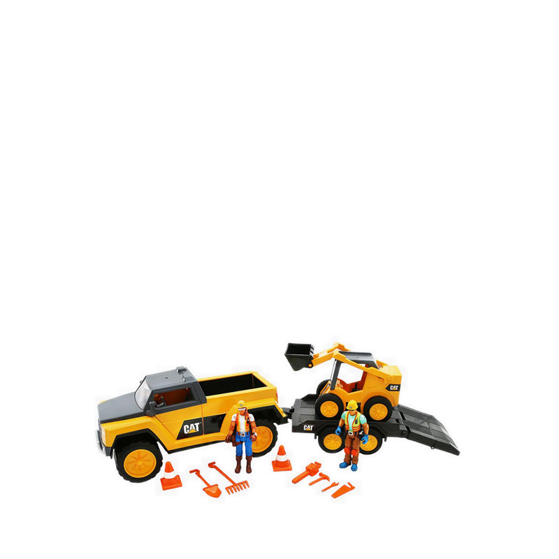 Caterpillar Workforce Pick Up Truck + Skidsteer