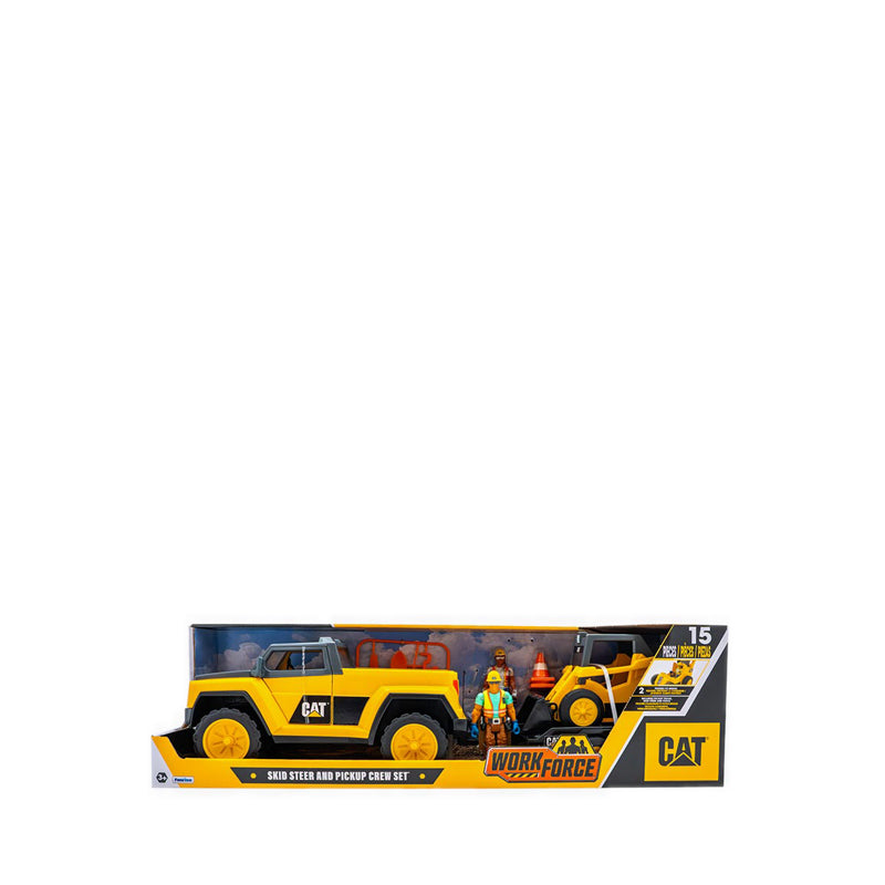 Caterpillar Workforce Pick Up Truck + Skidsteer