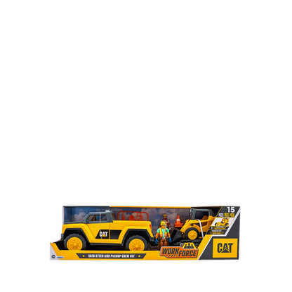 Caterpillar Workforce Pick Up Truck + Skidsteer