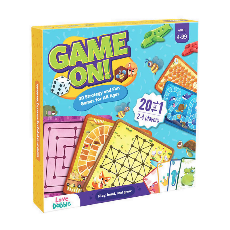 LOVEDABBLE GAME ON! ALL-IN-ONE BOARD GAMES - DABDAB0017