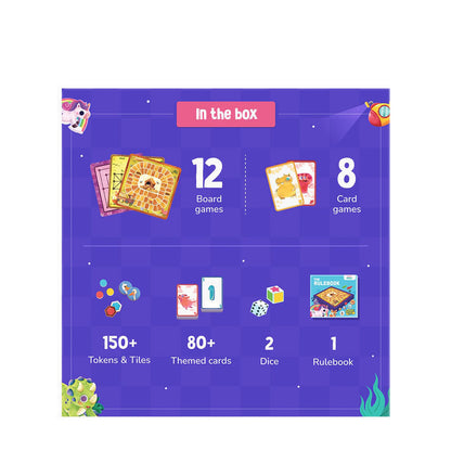 LOVEDABBLE GAME ON! ALL-IN-ONE BOARD GAMES - DABDAB0017