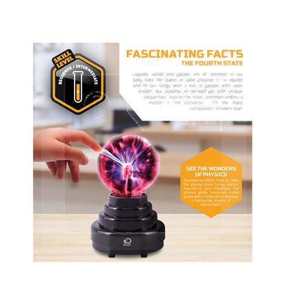 Discovery Mindblown Plasma Globe With Interactive Electricity Display