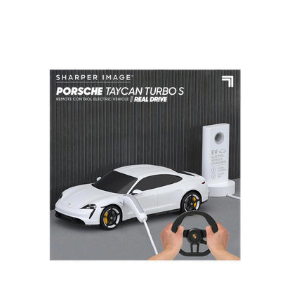 Sharper Image Toy Rc Porsche Taycan Turbo S 1:20 Real Drive - DCP1212020551