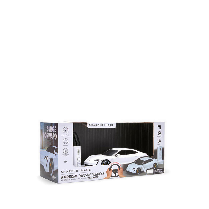 Sharper Image Toy Rc Porsche Taycan Turbo S 1:20 Real Drive - DCP1212020551