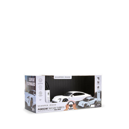 Sharper Image Toy Rc Porsche Taycan Turbo S 1:20 Real Drive - DCP1212020551