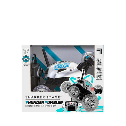 Sharper Image Toy Rc Monster Spinning Car Metallic Silver - DCP1261022230