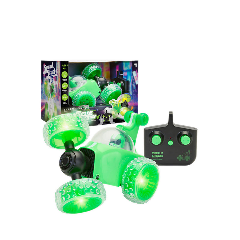 Sharper Image Toy Wheelie Spinner Light Up_Green  - DCP1261022270