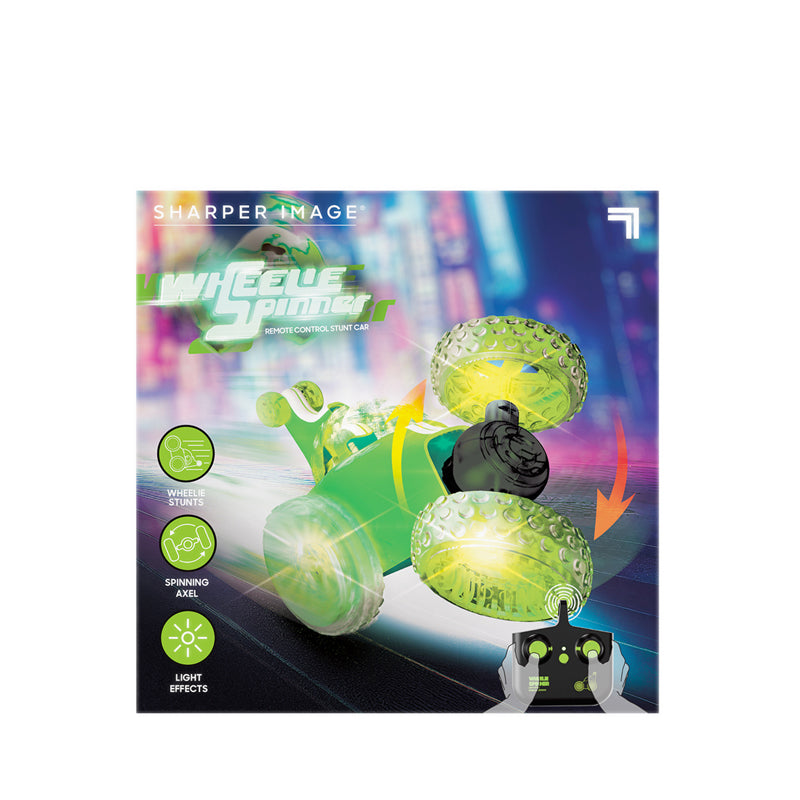 Sharper Image Toy Wheelie Spinner Light Up_Green  - DCP1261022270