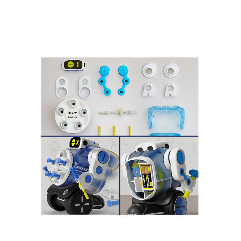 DCT26 TOY DIY RC ROBOT DART BLASTER