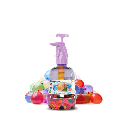 Discovery Toy Water Balloon Pumper Smooth (250 balloons) Light purple  - DCT1365014300