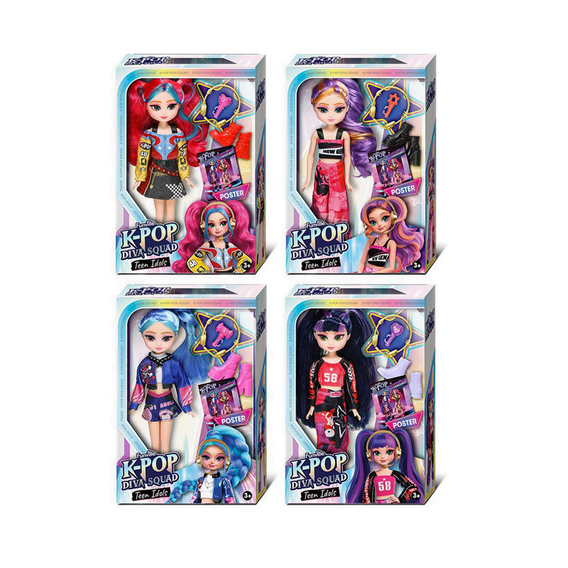 DREAMEEZ KPOP TEEN IDOLS 9 INCH DOLL ASST - DEZ81140
