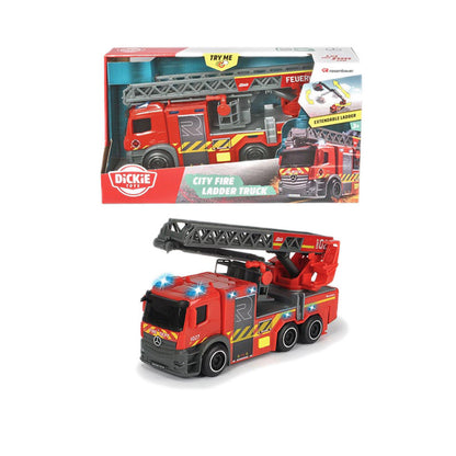 Dickie Toys International City Fire Ladder Truck Vehicle- 203714011