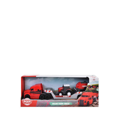 Dickie Toys Massey Ferguson Micro Farm Truck