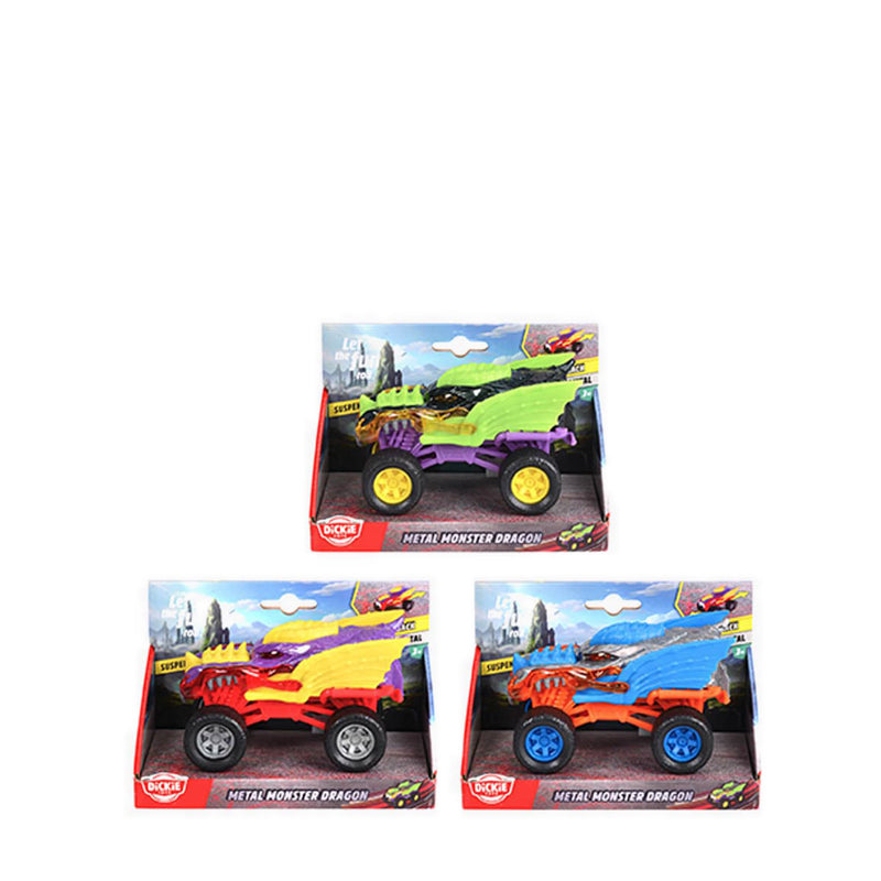 Dickie Toys Metal Monster Dragon 3 Assortment - DIK203752019