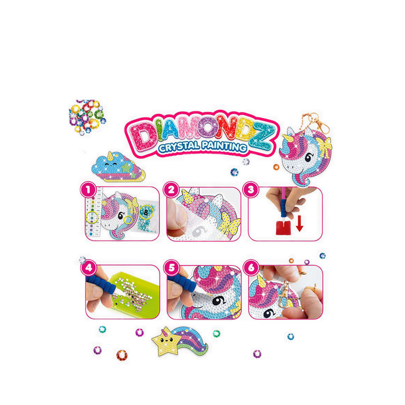 Diamondz Keychain Set Unicorn Fun Series - DMZ67093