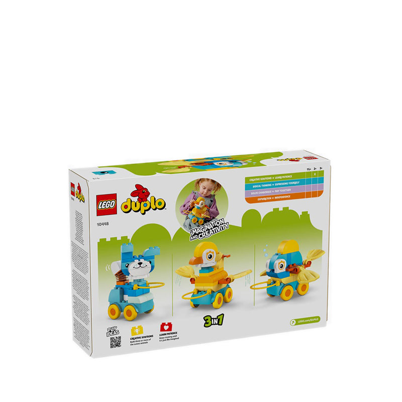 LEGO® DUPLO Town 3in1 Animals on Wheels - 10448