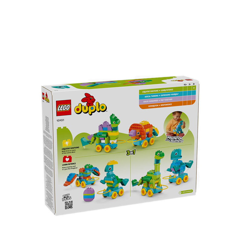 LEGO® DUPLO Town 3in1 Dinosaurs on Wheels - 10451