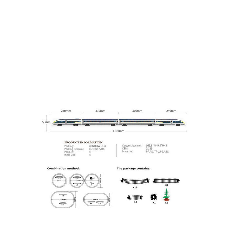 Fenfa High Speed Train - FNF1623A