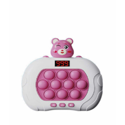 Finger Pressure Pie Bear Pink -FPSHW320-2