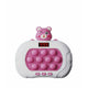 Finger Pressure Pie Bear Pink -FPSHW320-2