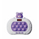 Finger Pressure Pie Bear Purpple -FPSHW320-3