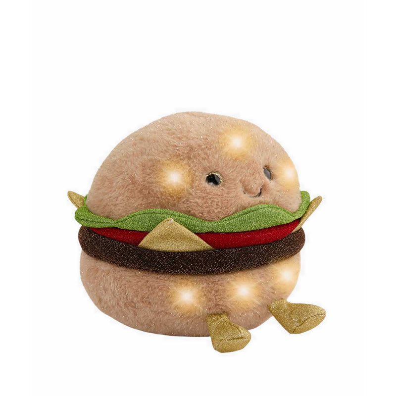 FAO Schwarz Toy Plush LED with Sound Burger 11inch - FSZ1101021440