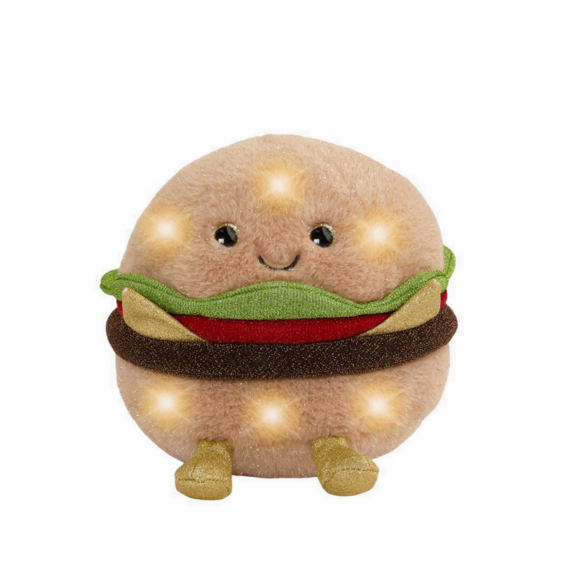 FAO Schwarz Toy Plush LED with Sound Burger 11inch - FSZ1101021440