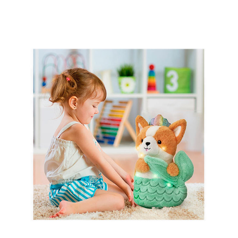 FAO Schwarz Plush LED with Sound Magical Corgi 12inch - FSZ1101021530