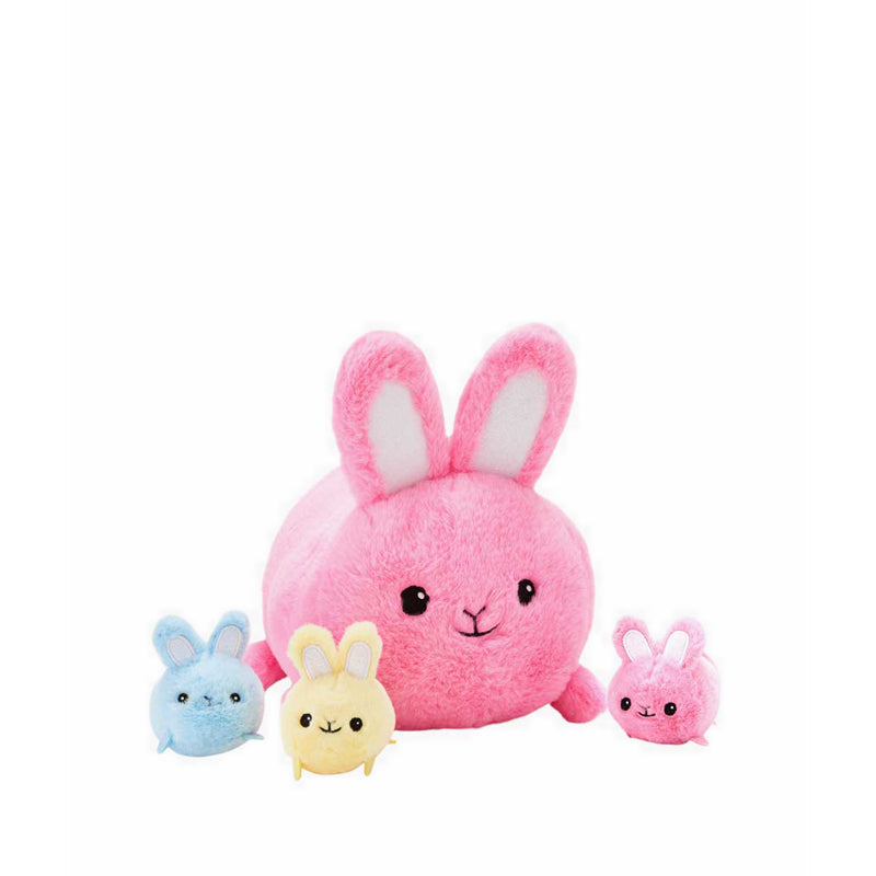 FAO Schwarz Toy Plush Mommy and Babies Bunny 12inch  - FSZ1101023250