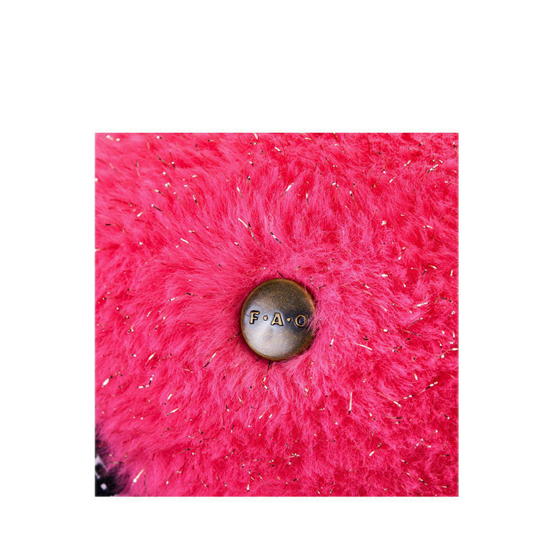 FAO Schwarz Toy Plush Purse Bear Pink - FSZ1101027230