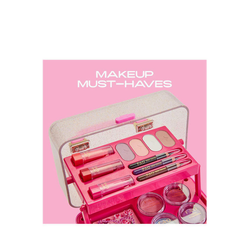 FAO Schwarz Pro Style Makeup Caddy 25pc Cosmetic Set - FSZ1153022640
