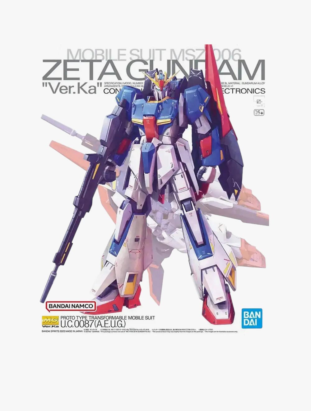GUNDAM - MG 1/100 ZETA GUNDAM VER KA