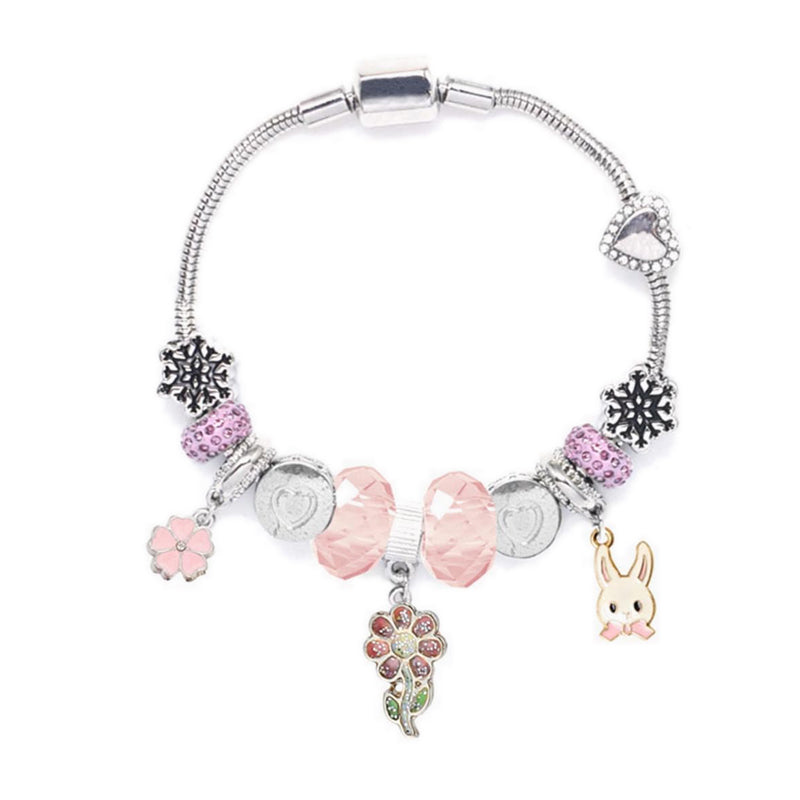Glimmer Glam Bracelet Flowers N Bunny - GLJHWB272447