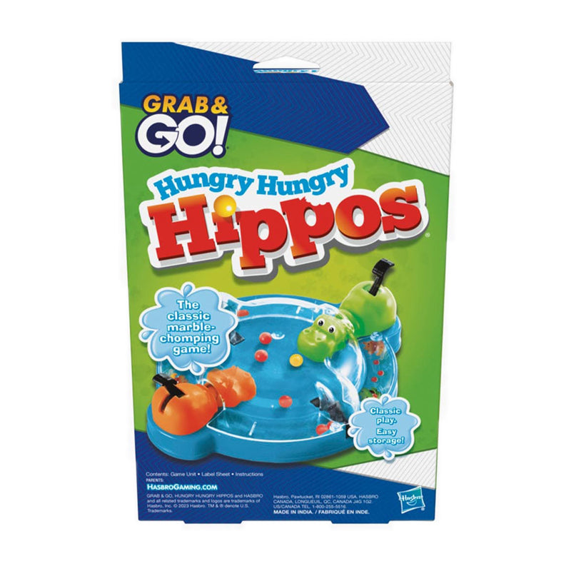 Hasbro Games Grab and Go Hungry Hungry Hippos - GSSF8255