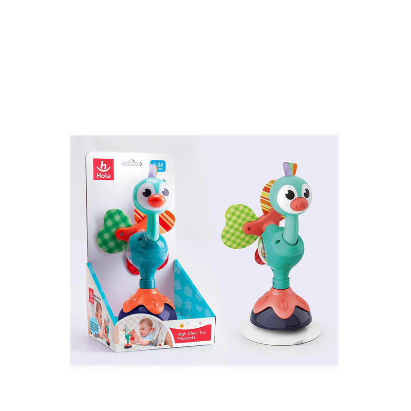 HOLA HIGH CHAIR TOY - CUTE PEACOCK - HOY3150C