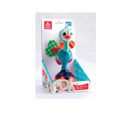 HOLA HIGH CHAIR TOY - CUTE PEACOCK - HOY3150C