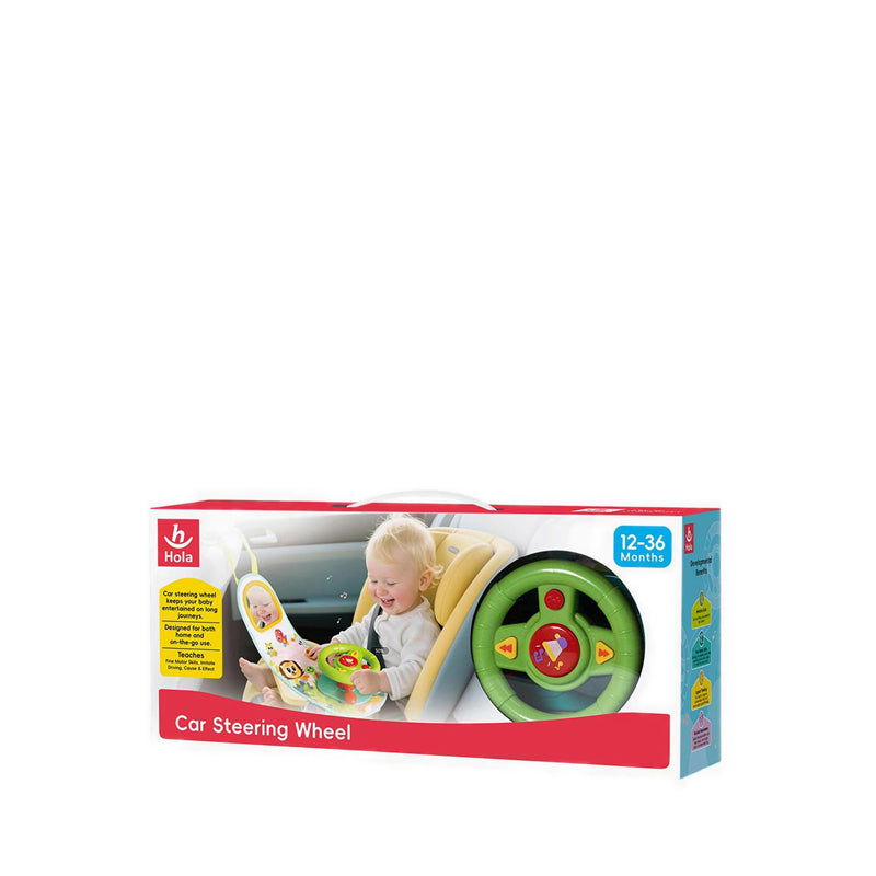 HOLA CAR STEERING WHEEL W/LIGHTS MUSIC - HOYE993