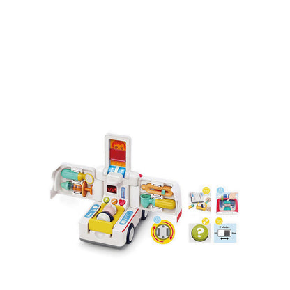 HOLA TOY AMBULANCE  WITH LIGHTS/MUSIC - HOYE9997