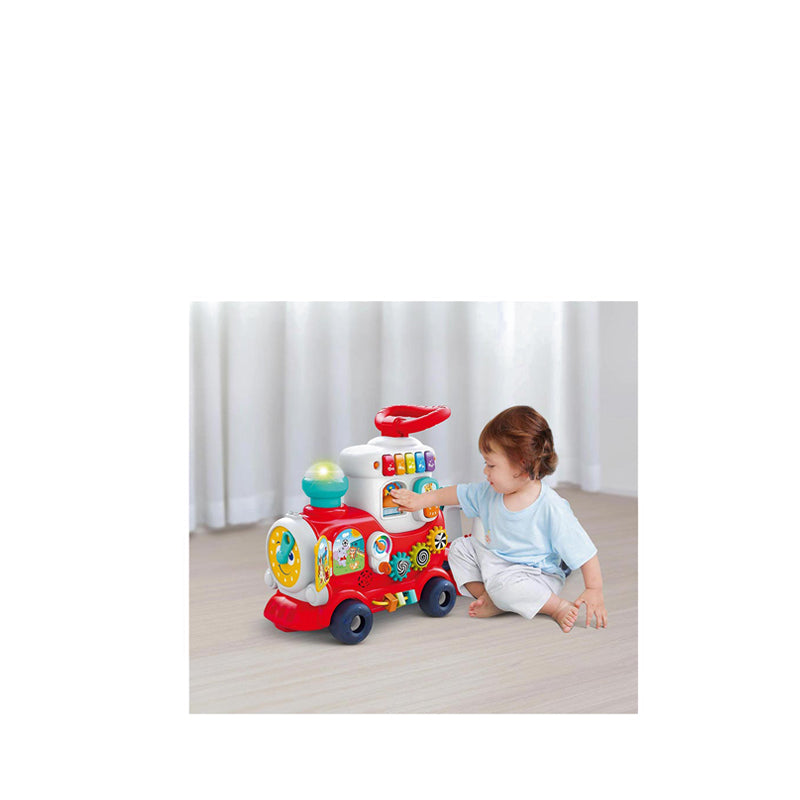 HOLA 4 IN 1 SMART LEARNING PUSH AND RIDE TRAIN - HOYHE8990