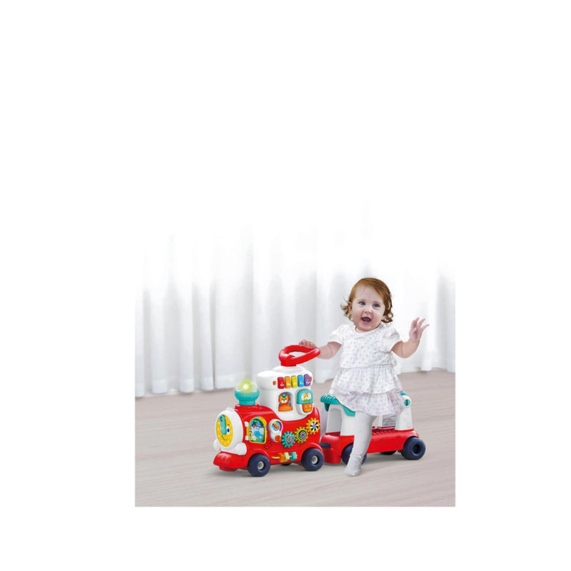 HOLA 4 IN 1 SMART LEARNING PUSH AND RIDE TRAIN - HOYHE8990