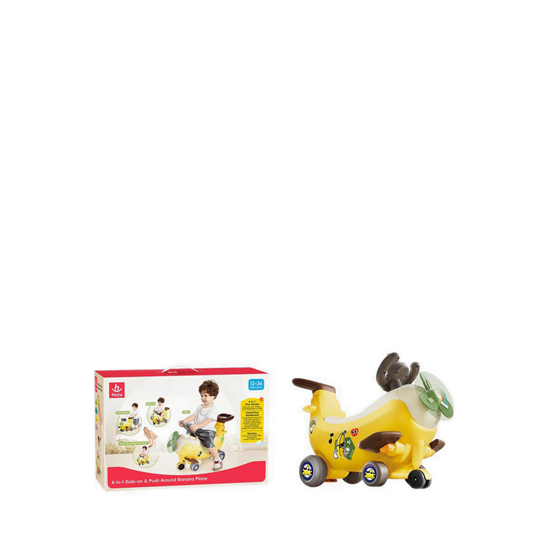 HOLA 4 IN 1 RIDE ON PUSH BANANA PLANE - HOYHE9983