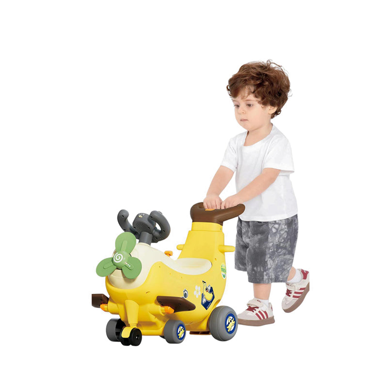HOLA 4 IN 1 RIDE ON PUSH BANANA PLANE - HOYHE9983