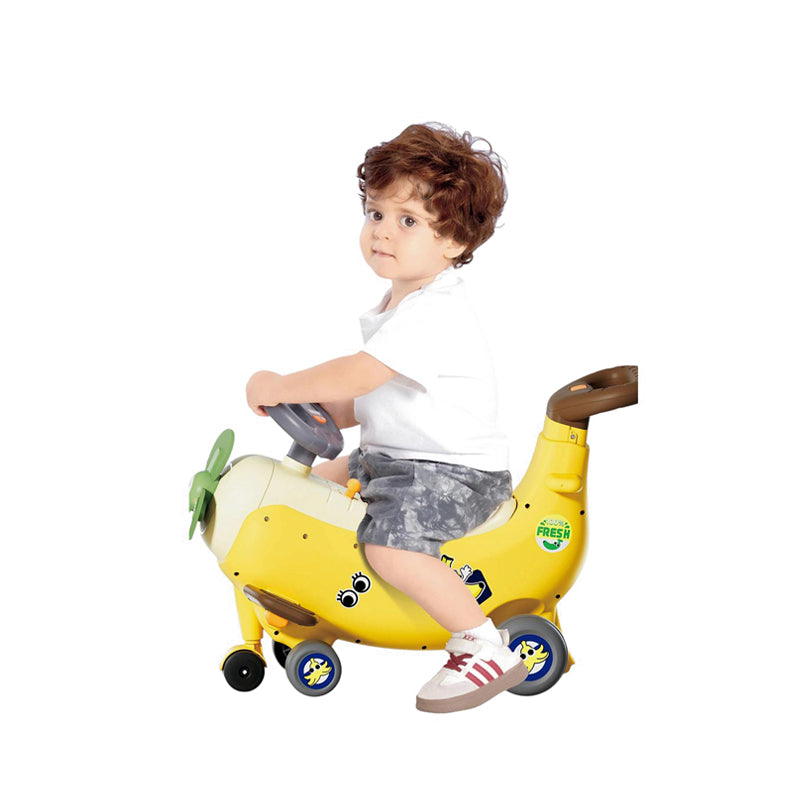 HOLA 4 IN 1 RIDE ON PUSH BANANA PLANE - HOYHE9983