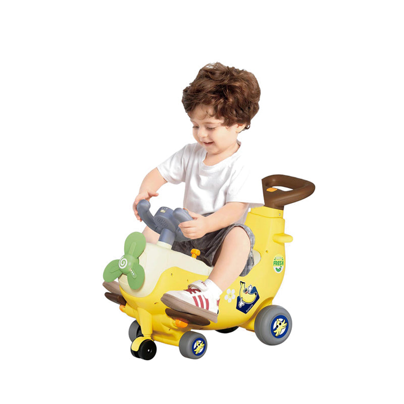 HOLA 4 IN 1 RIDE ON PUSH BANANA PLANE - HOYHE9983