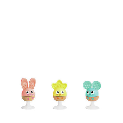 Hape Cheery Critter Rattle Trio - HPAE0123