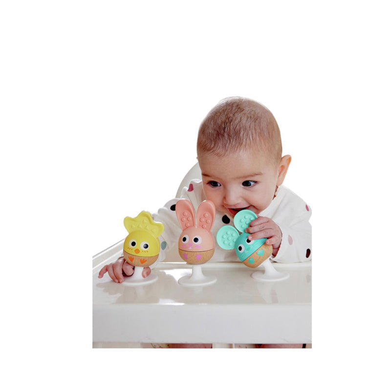 Hape Cheery Critter Rattle Trio - HPAE0123
