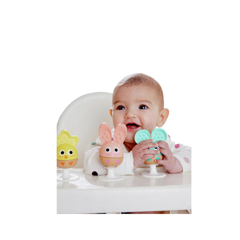 Hape Cheery Critter Rattle Trio - HPAE0123