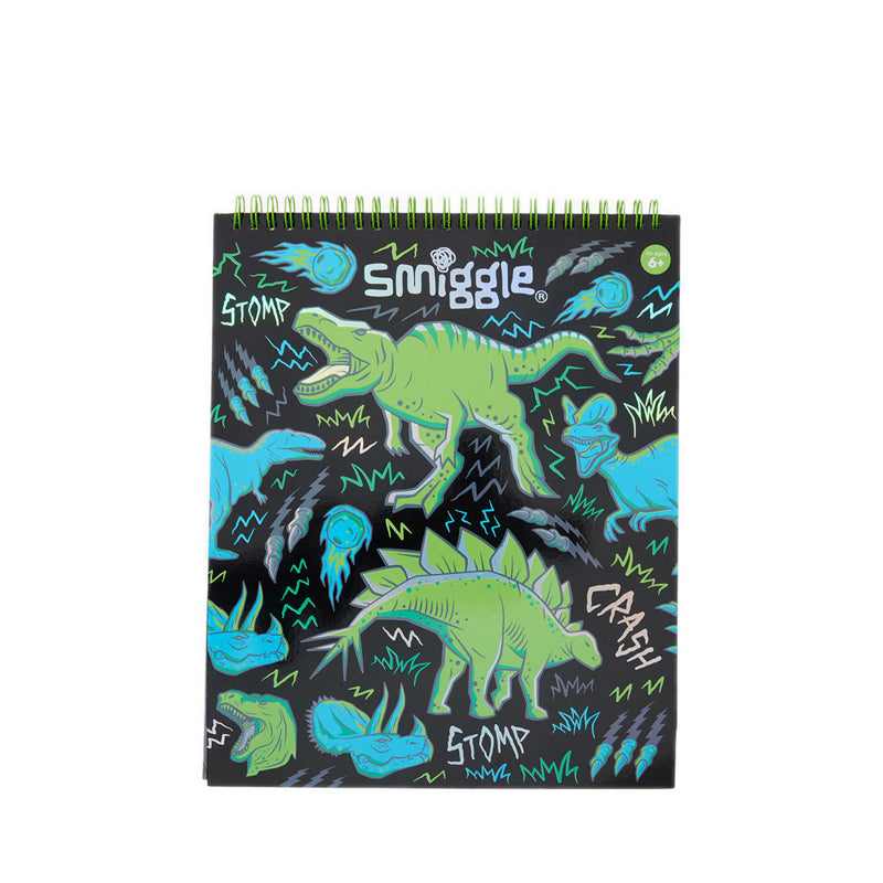 Smiggle Super Charge Scratch Book - IGL401415GRY